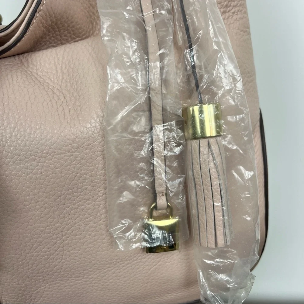 G.I.L.I. Classic Hobo Pebbled Leather in Blush. NWOT. Large #361 - Picture 3 of 12